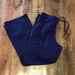 Scrubstar navy boot cut scrub pants size medium